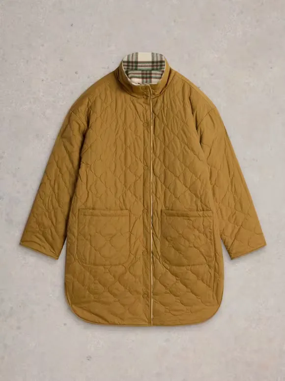 Reversible Check Coat