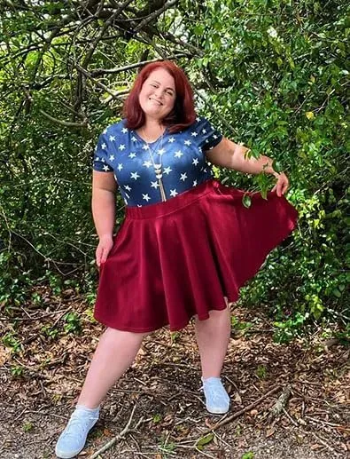 TIYOMI Plus Size T Shirt for Women Short Sleeve Tunic Cross Line Shirts Round Neck Tops Summer Blouse XL-5XL 14-28