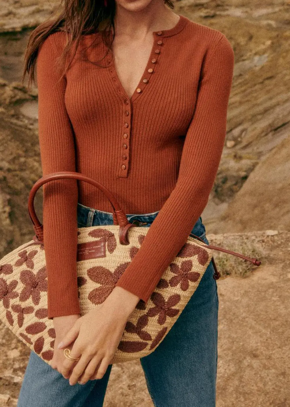 Merino Wool And Organic Long-Sleeved