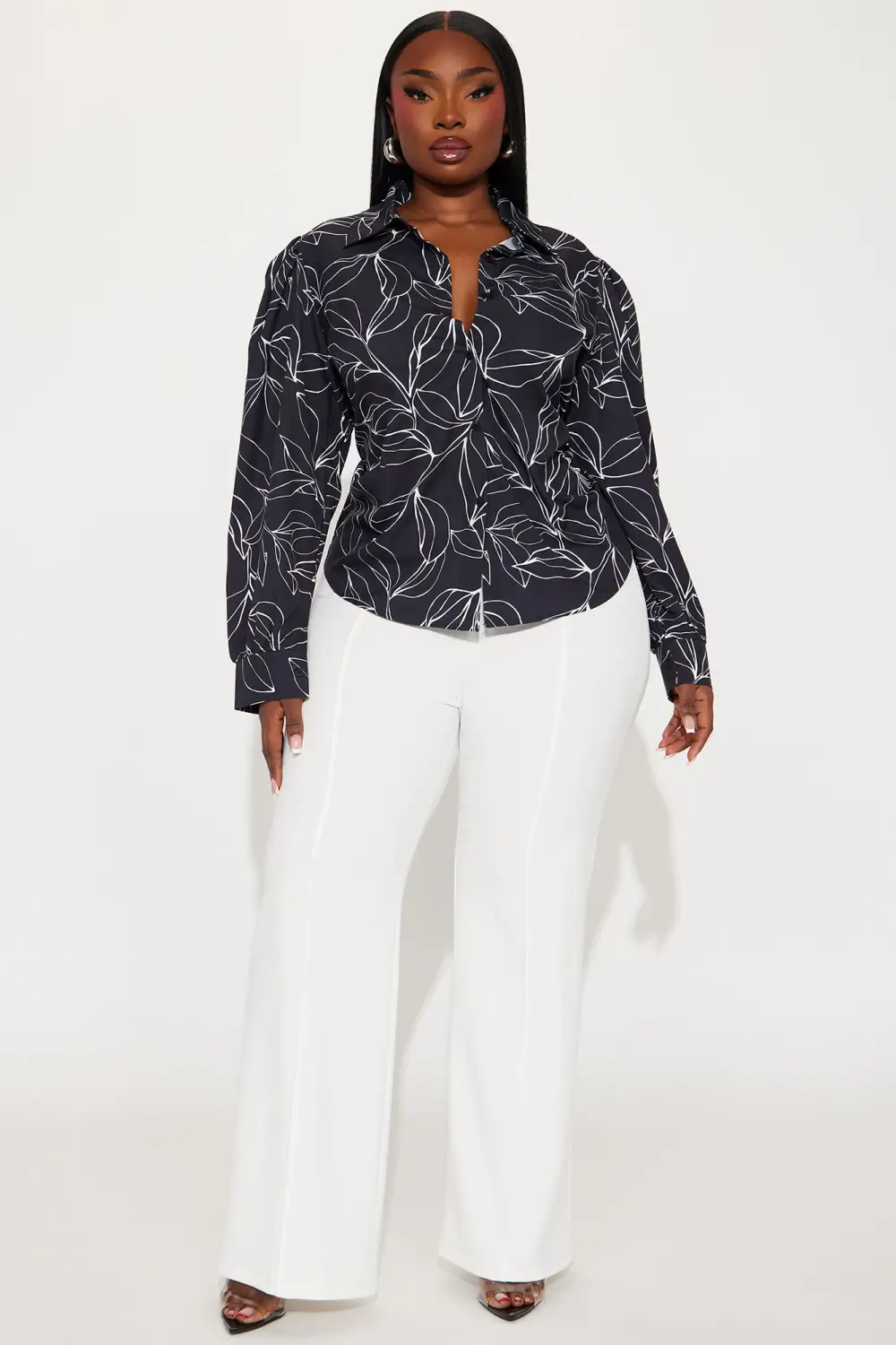 Annie Shirt - Black/White