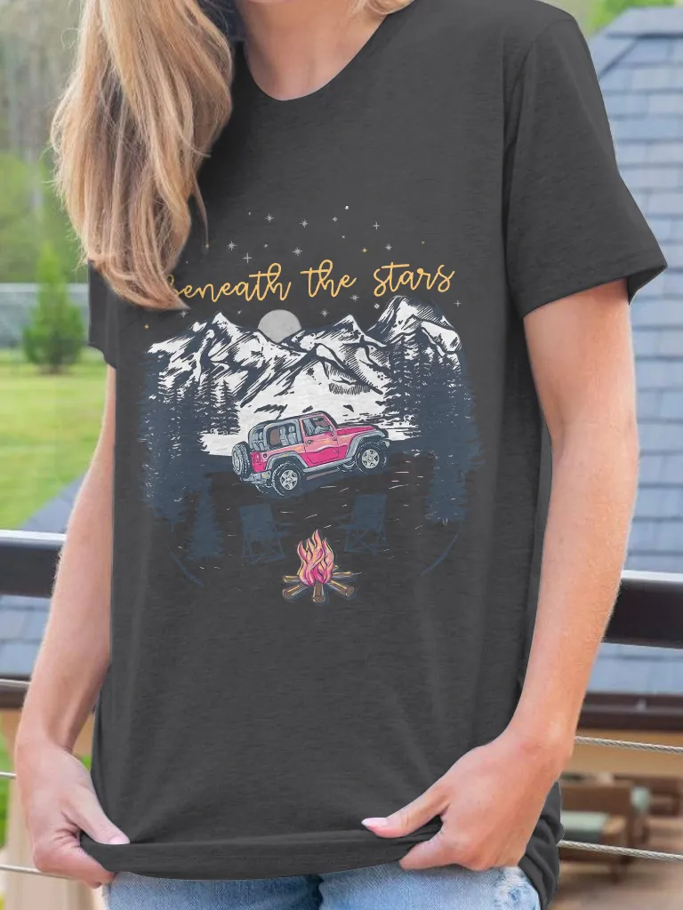 Nature - Inspired Night Sky Graphic Tee