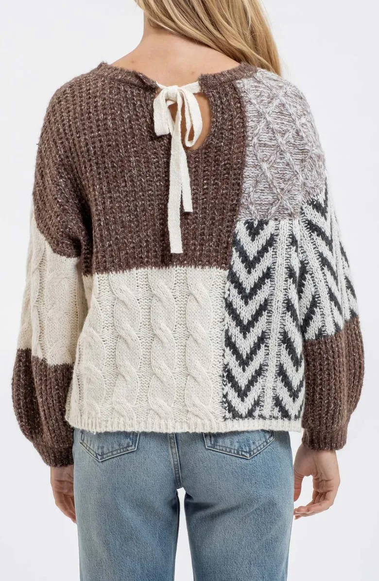 Colorblock Sweater
Blu Pepper