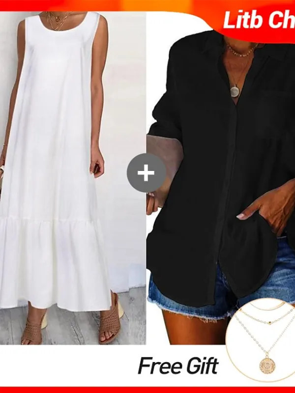 Casual Set — Autumn Dress Shirt