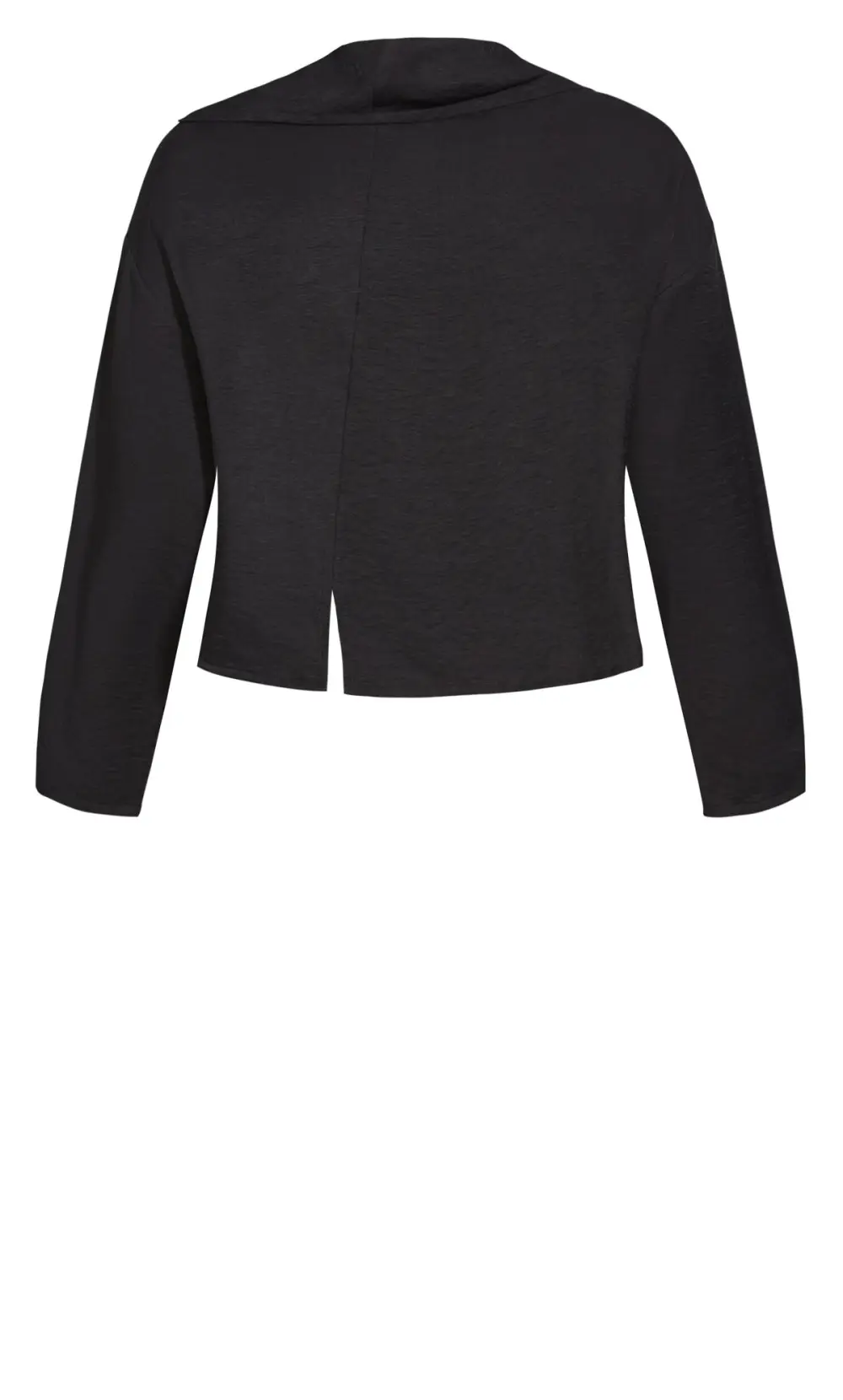 Evans Baptiste Black Cropped Jacket