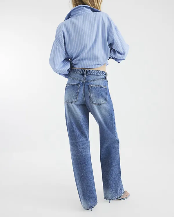 Pure Cotton Multi-Pocket Practical Versatile Jeans