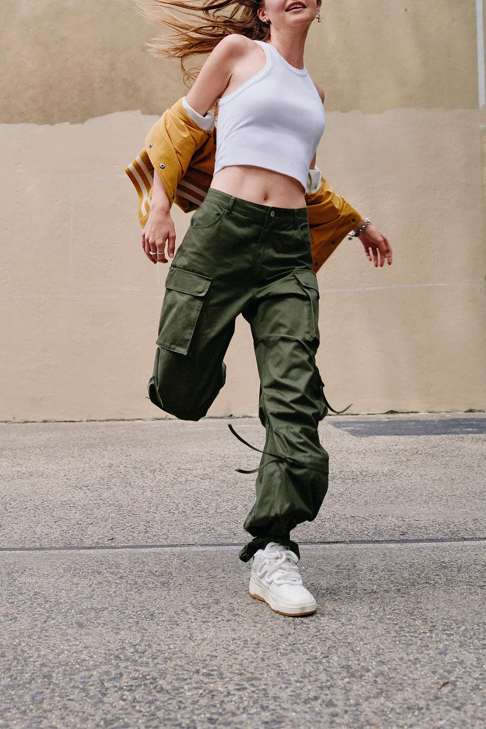 MID CARGO PANT BLACK