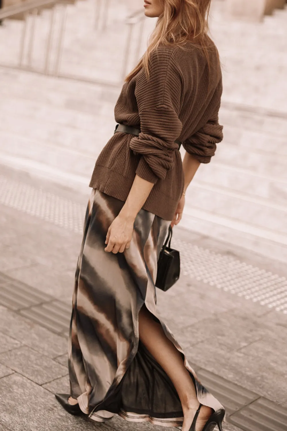 DUSK PRINT MAXI SKIRT