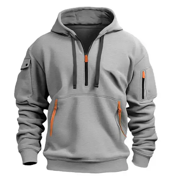 LEON | ENHANCED ZIP-UP SWEATSHIRT