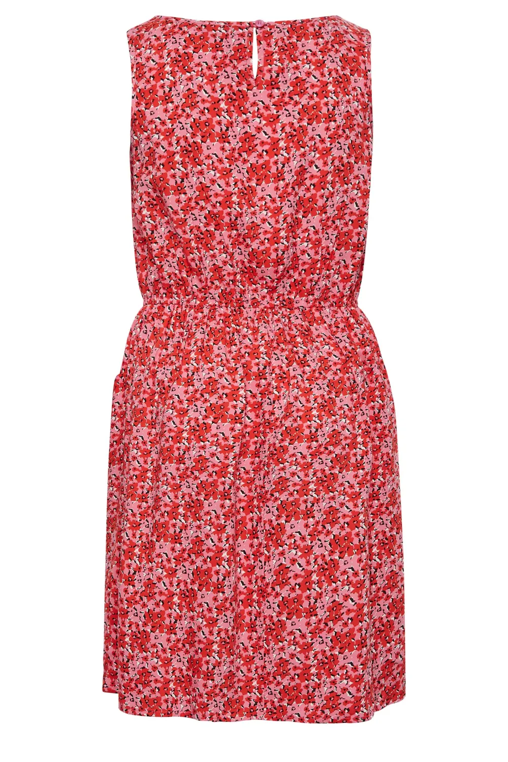 YOURS Curve Pink Floral Ditsy Print Mini Dress