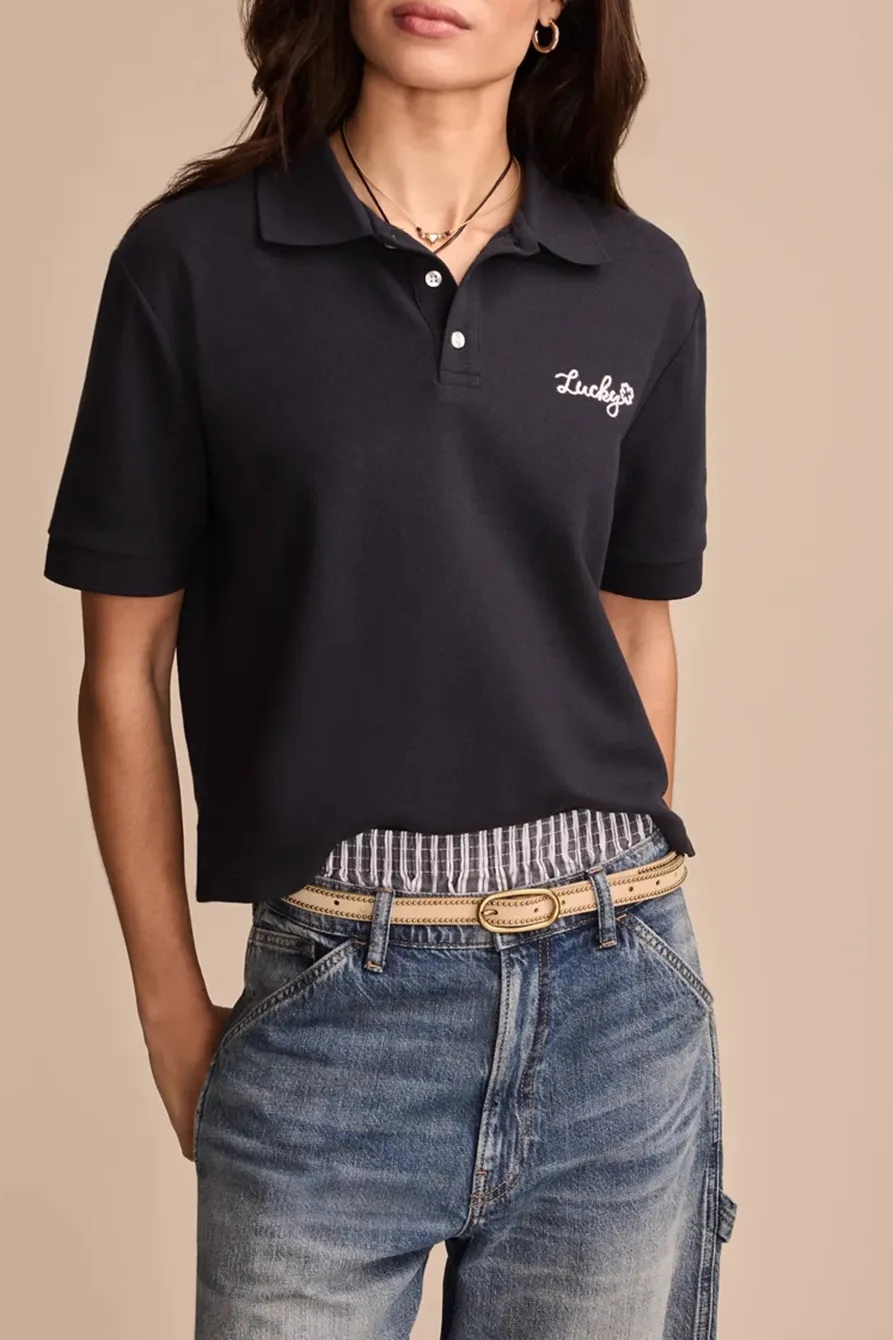 Blue Nights Short Sleeve Polo