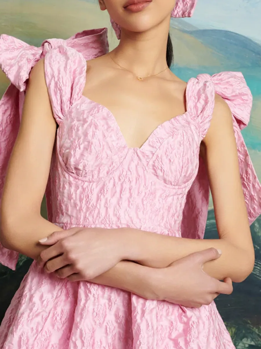 Classics Jacquard Bow Dress