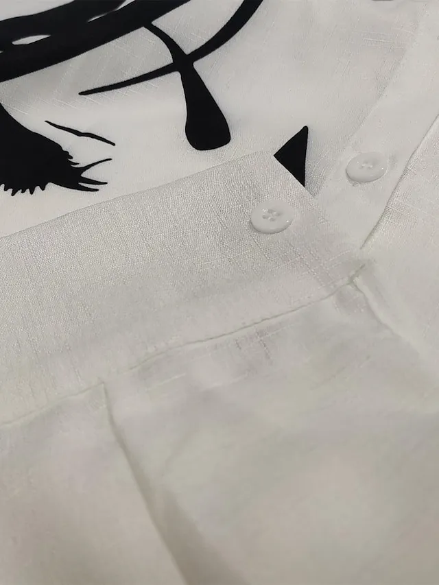 Women's Shirt Blouse Black Pink Army Green Graphic Floral Button Print Long Sleeve Daily Weekend Tropical Vintage Shirt Collar Regular Floral S