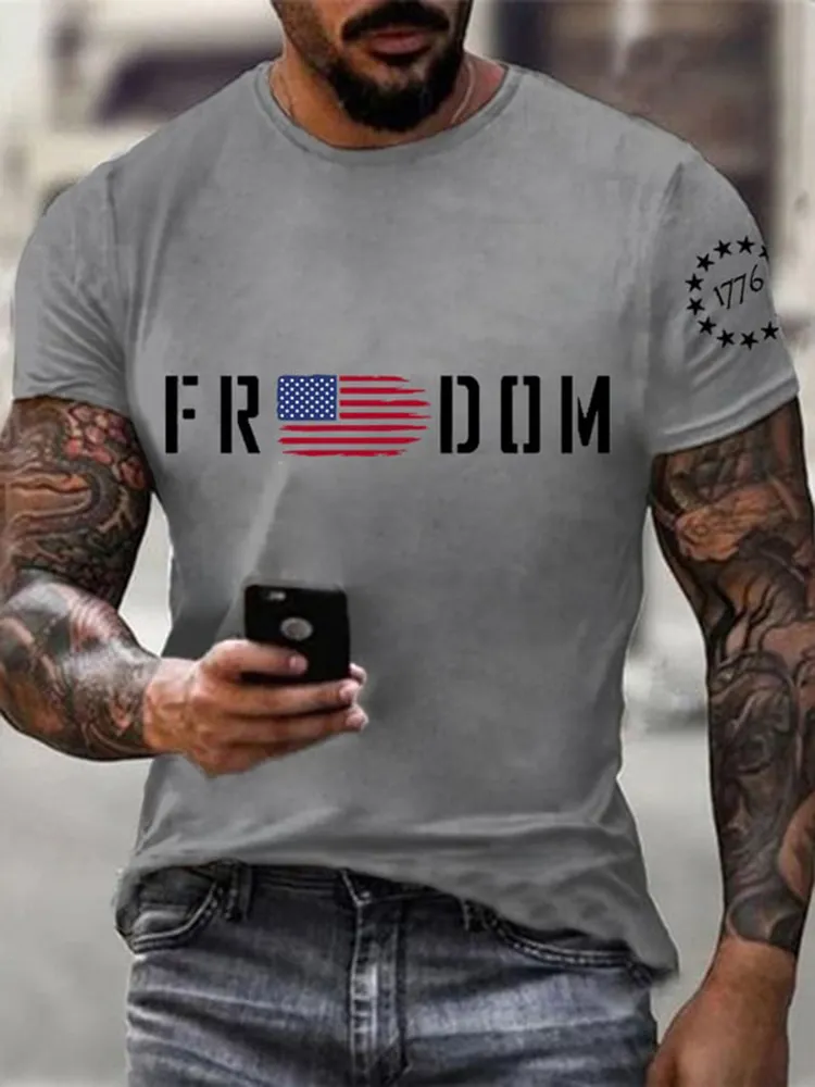 Men'S Shirt FRDOM Short-Sleeved T-Shirt