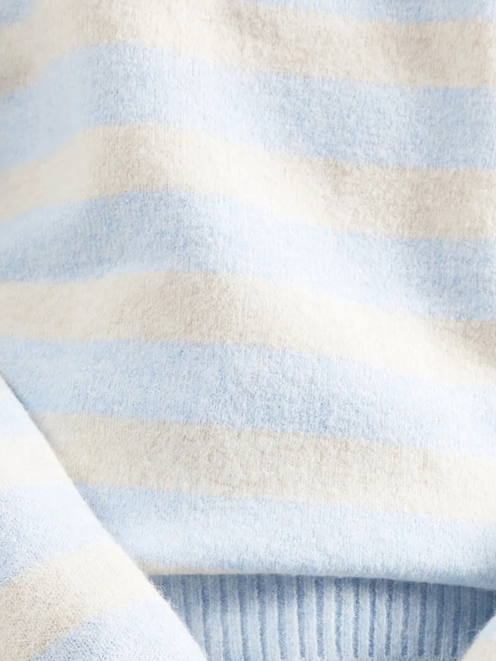 Striped Crew Neck Long Sleeve Sweaters