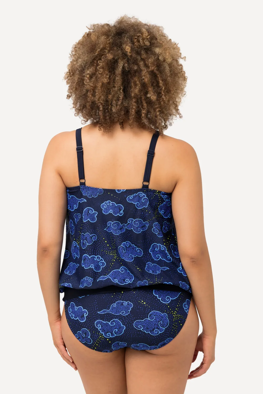 Tankini Wolken Softcups Träger verstellbar recycelt