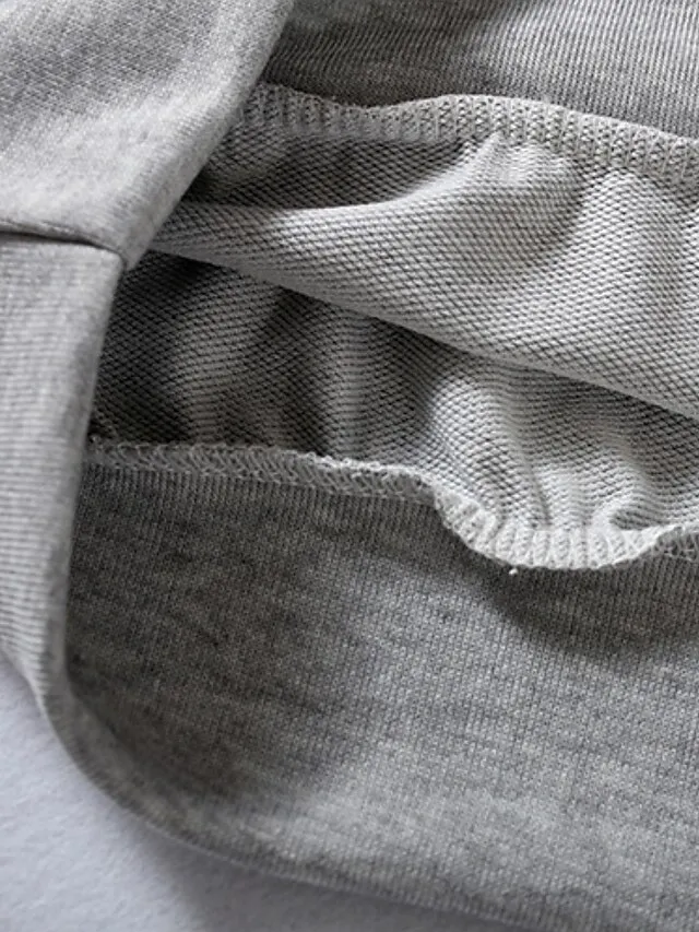 Women's Crop Top Hoodie Tracksuit Pants Sets Solid Color Black White Brown Patchwork Drawstring Long Sleeve Causal Sportswear Hooded Regular Fit Fall & Winter