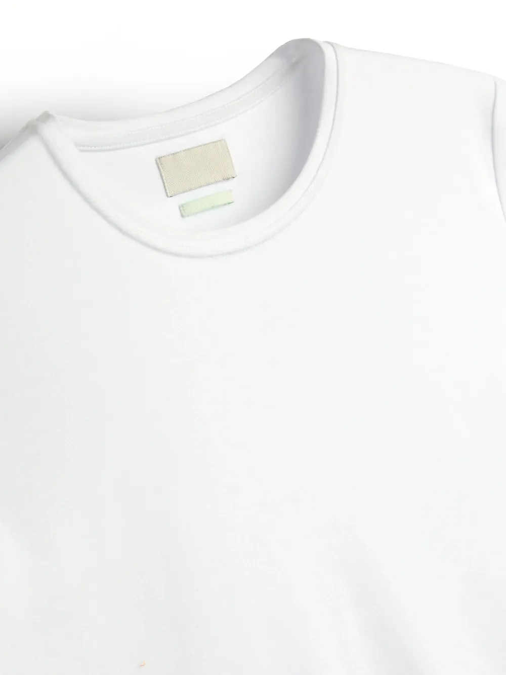 White Crew Neck Casual Style T-Shirt