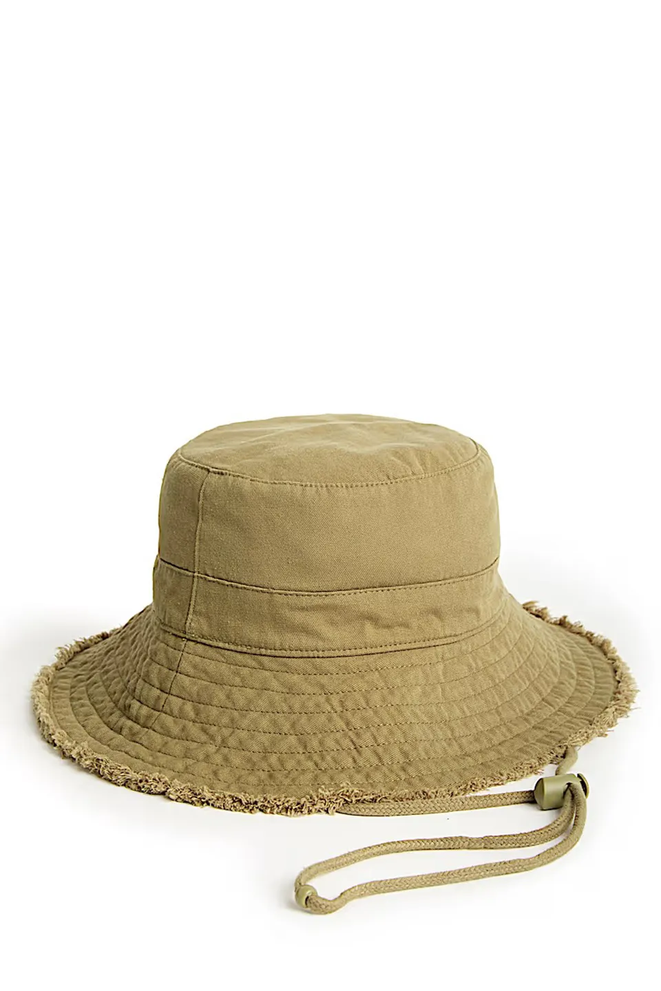 Distressed Cotton Bucket Hat