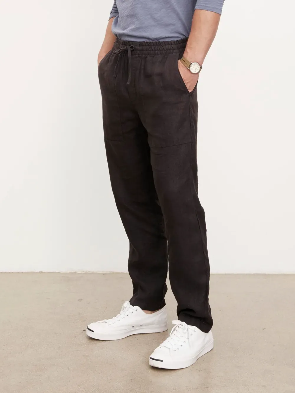 Men's Double Pockets Cotton Pants