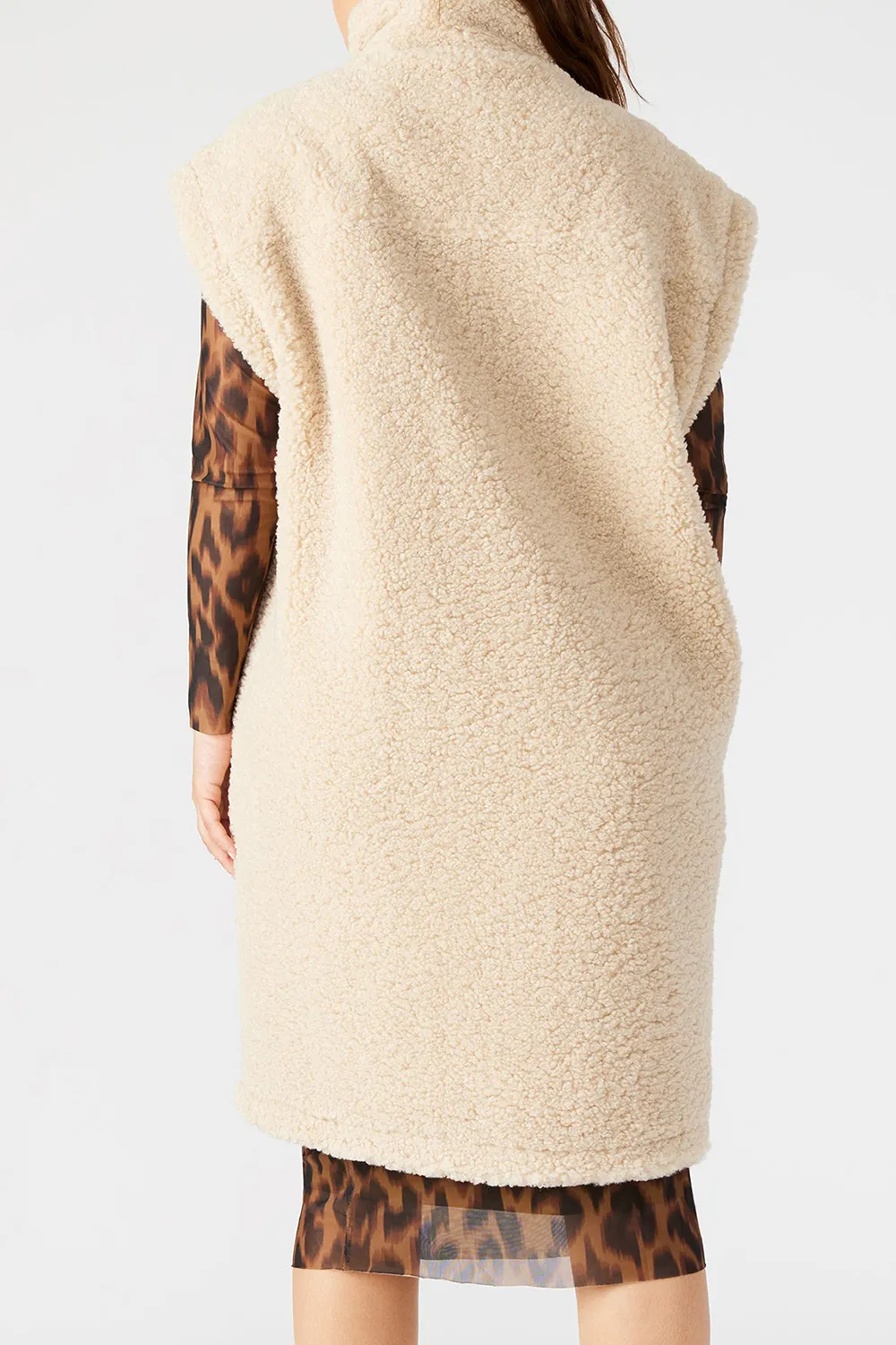 VEST LONG NATURAL JACKET