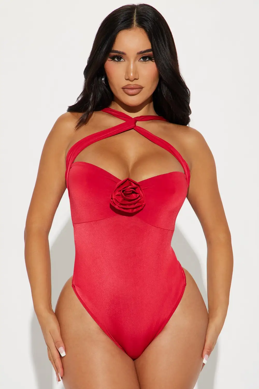 Send Me Flowers Bodysuit - Red