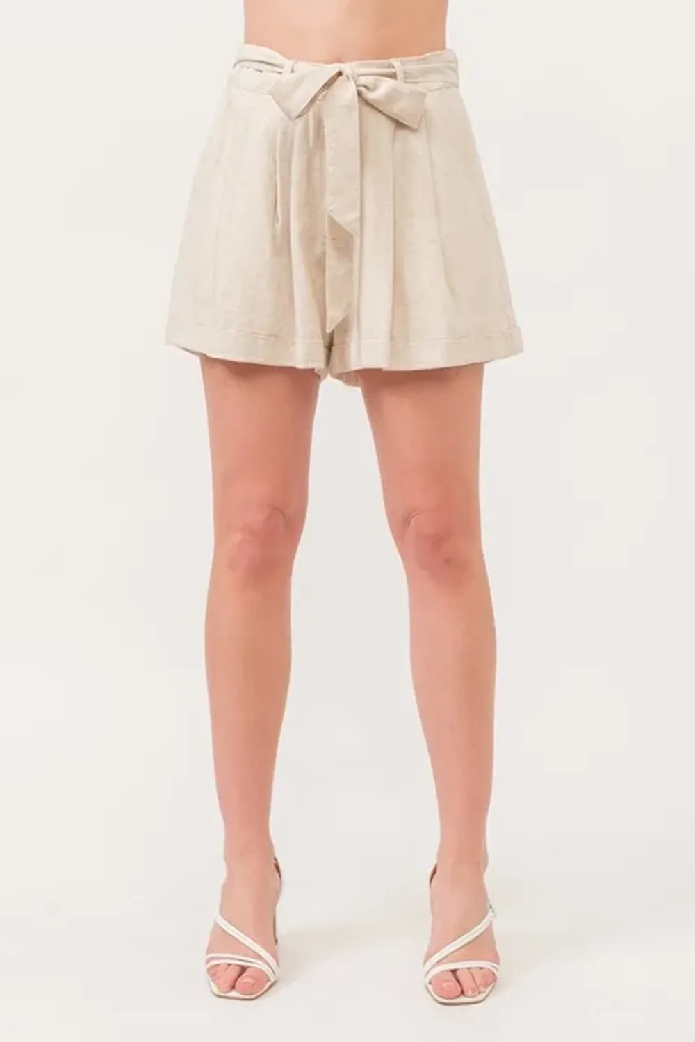 Loose Oatmeal  Shorts