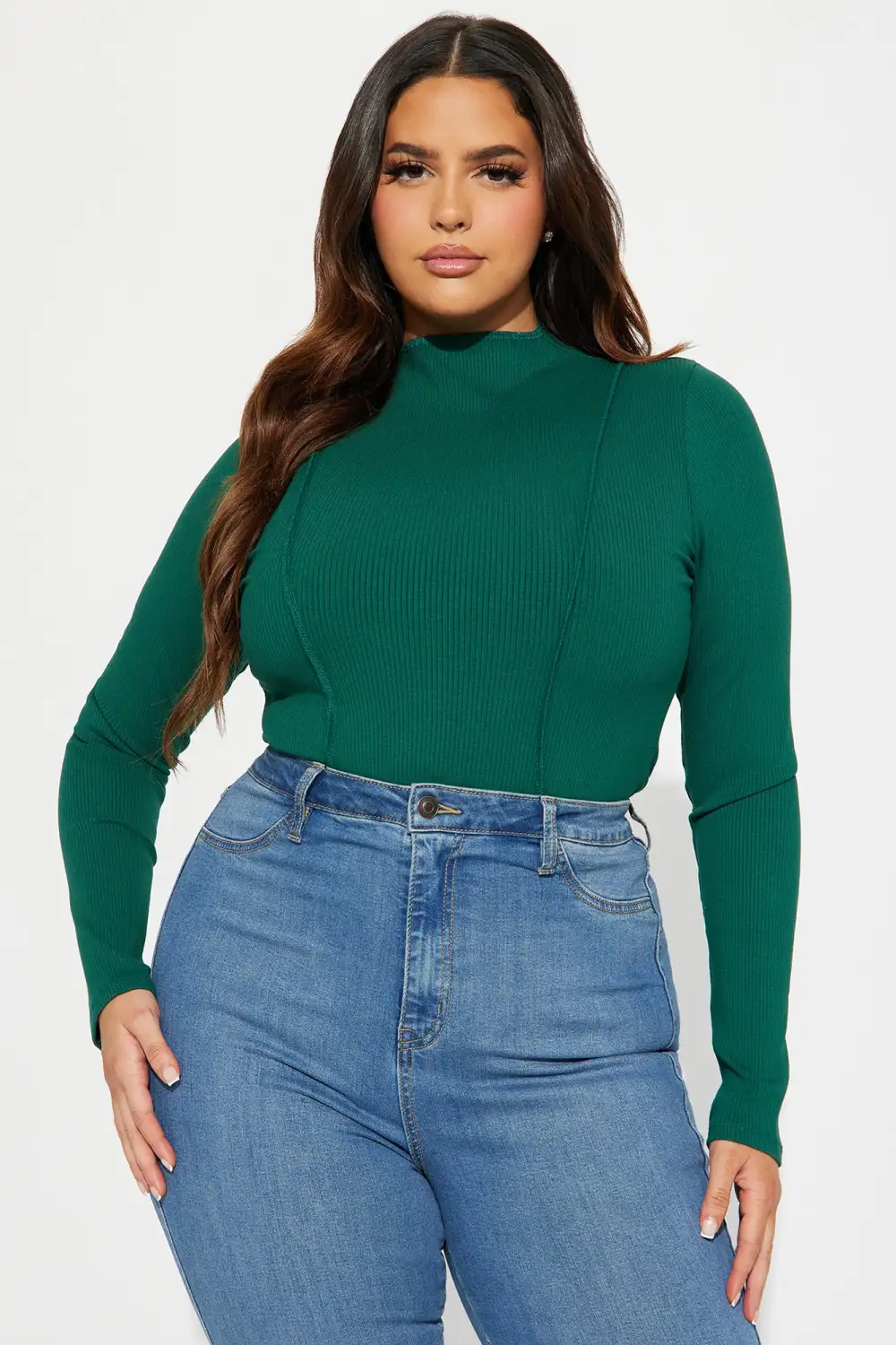 Kacy Snatched Bodysuit - Hunter