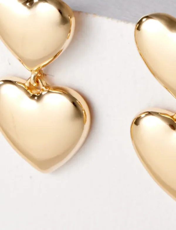 Creative Sweet Multi-Layered Heart-Shaped Earrings