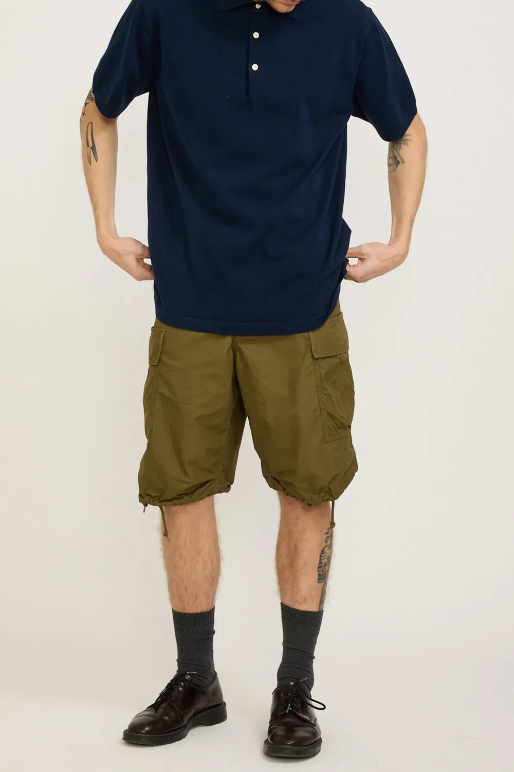 Knit Polo 12G Navy