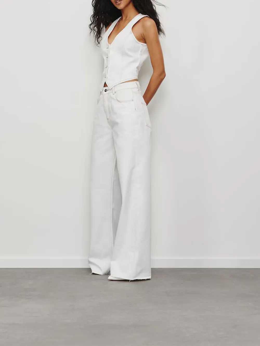 Colored Denim Casual Style Jeans