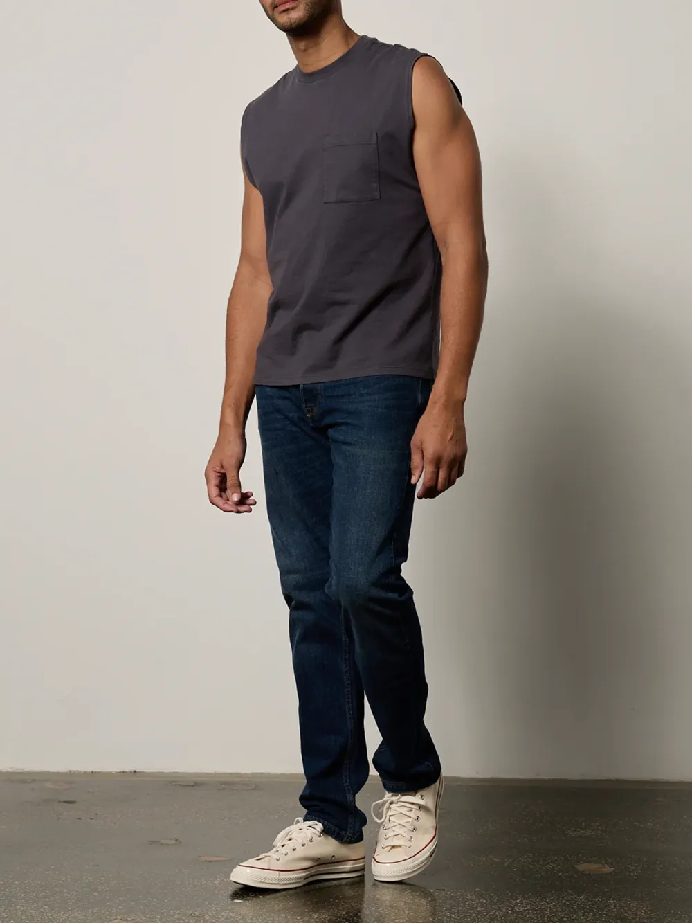 Men's Fashion Cotton Sleeveless T-Shirt