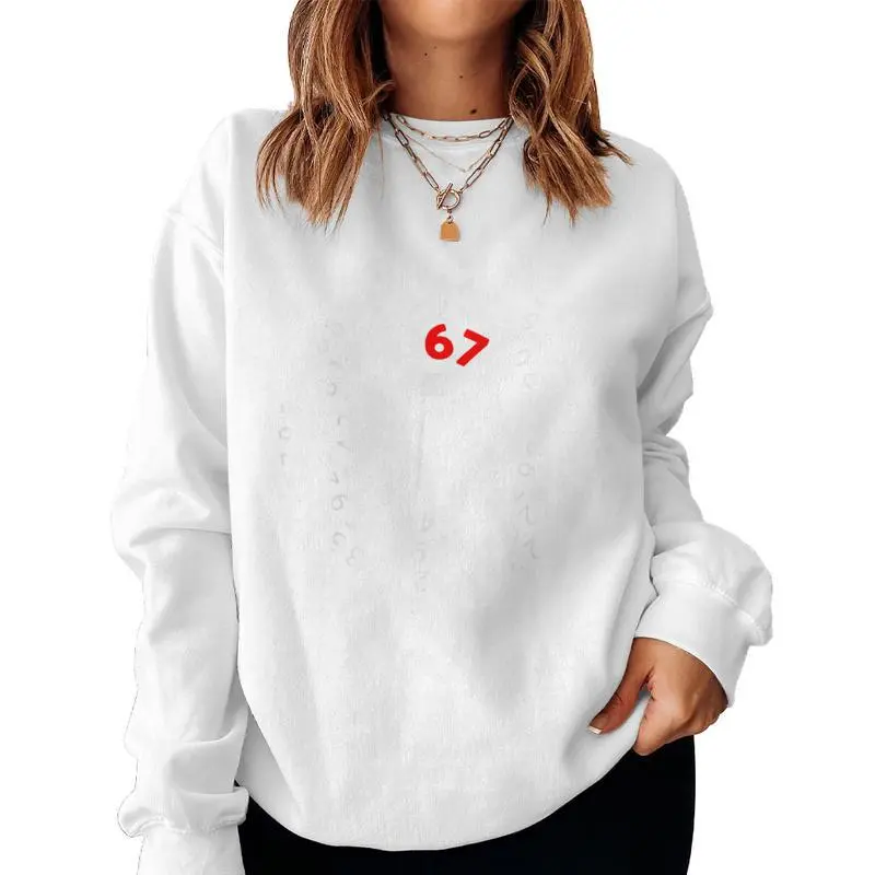67 Pi Day Six Seven Meme Pi Symbol Math Teacher Boys Girls Women Sweatshirt