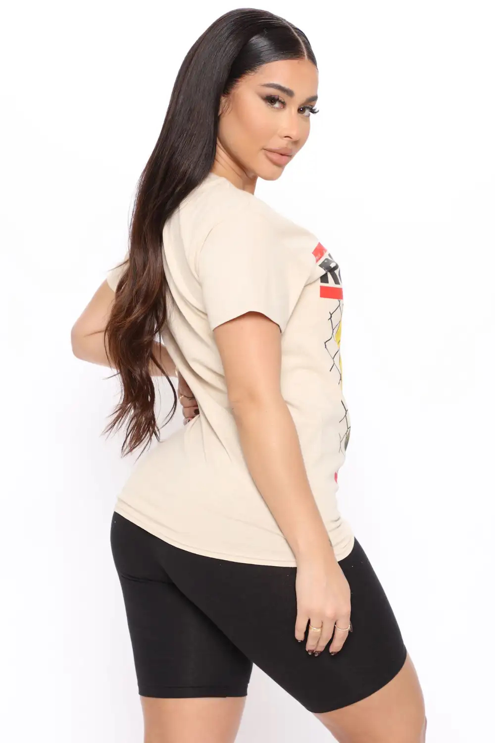 Run DMC King Of Rock Tee - Sand