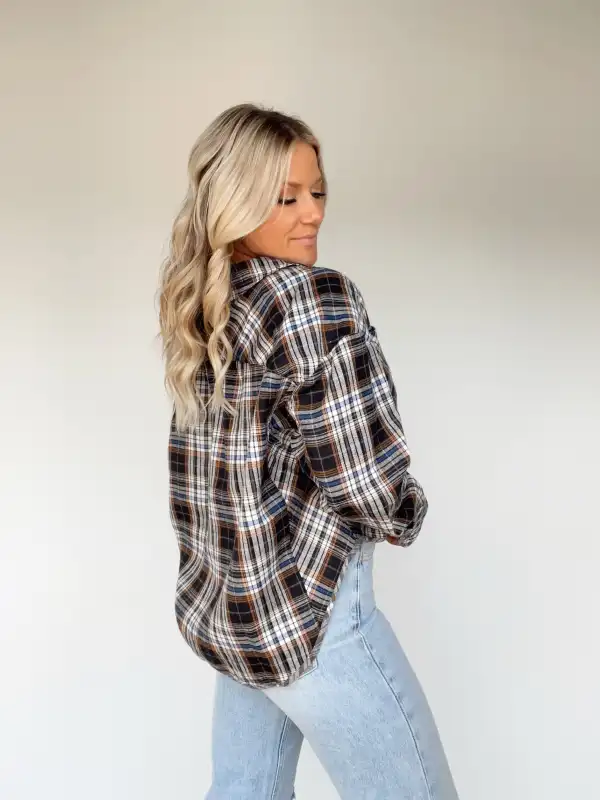 Bonfire Babe Plaid Shirt