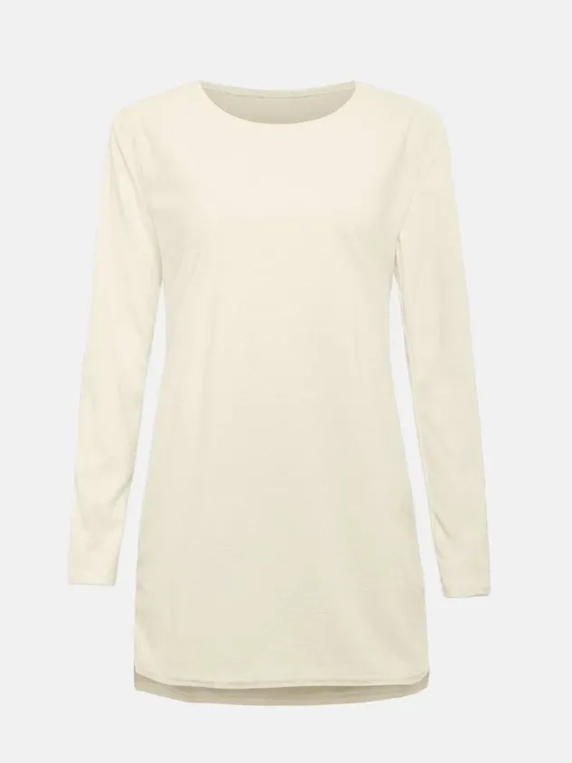 Women Fluffy Zipper Long Sleeve Casual Plus Size Sweater Dress