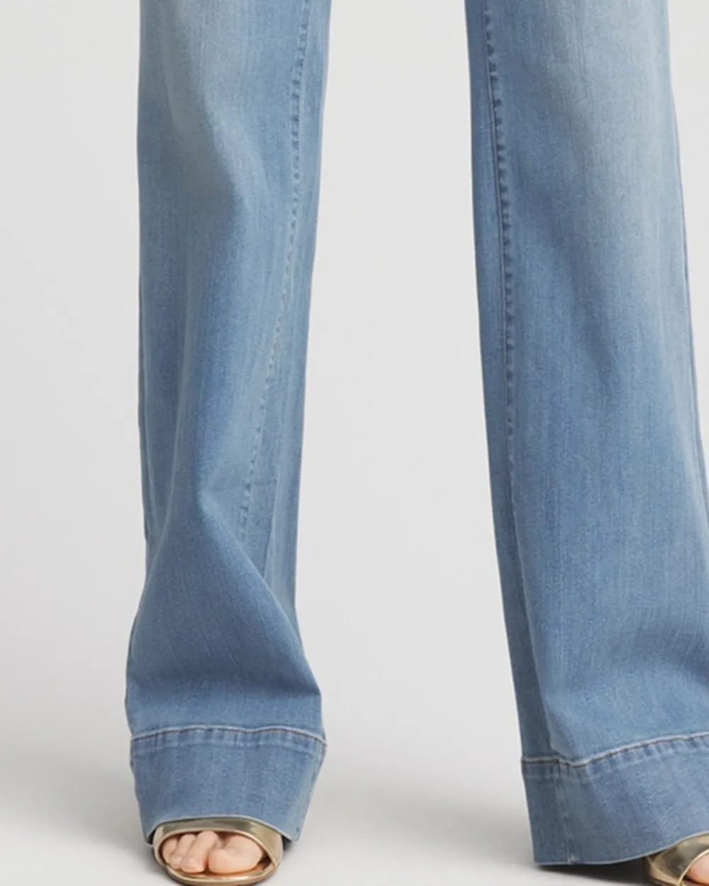 High Waisted Flared Jeans