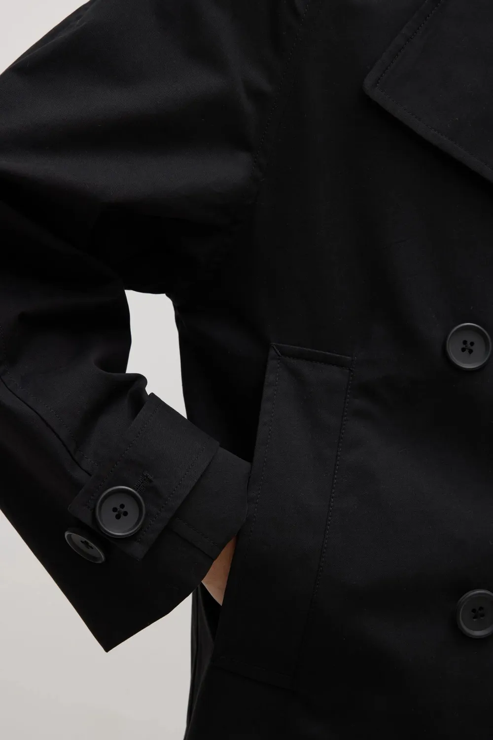 Cotton Off Shoulder Jacket