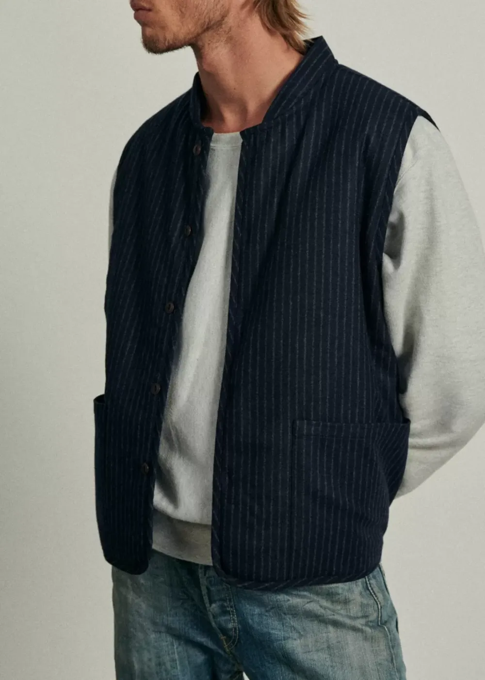 Daily Cardigan Denim