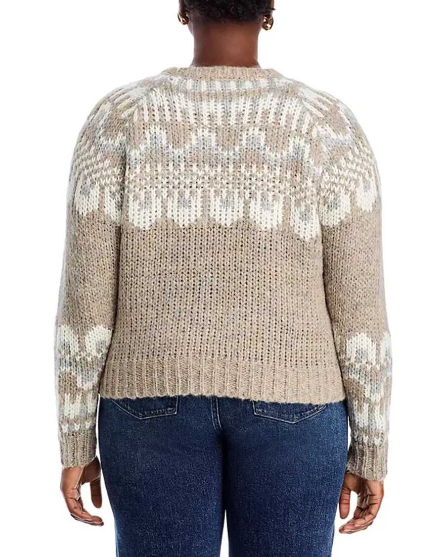 Sandstone Art Graphic Crewneck Sweater