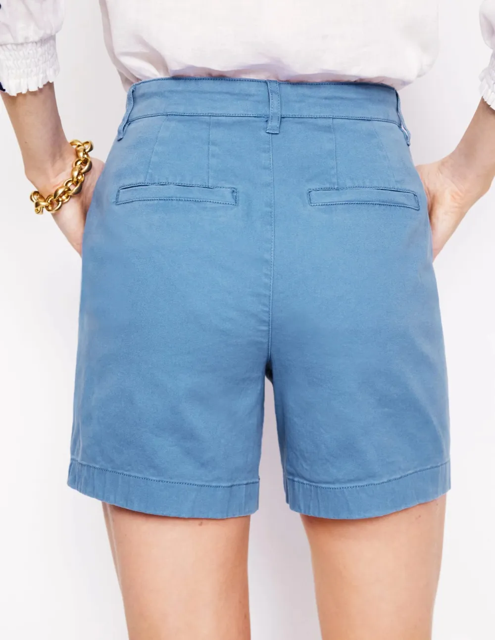 Light Blue Chino Shorts