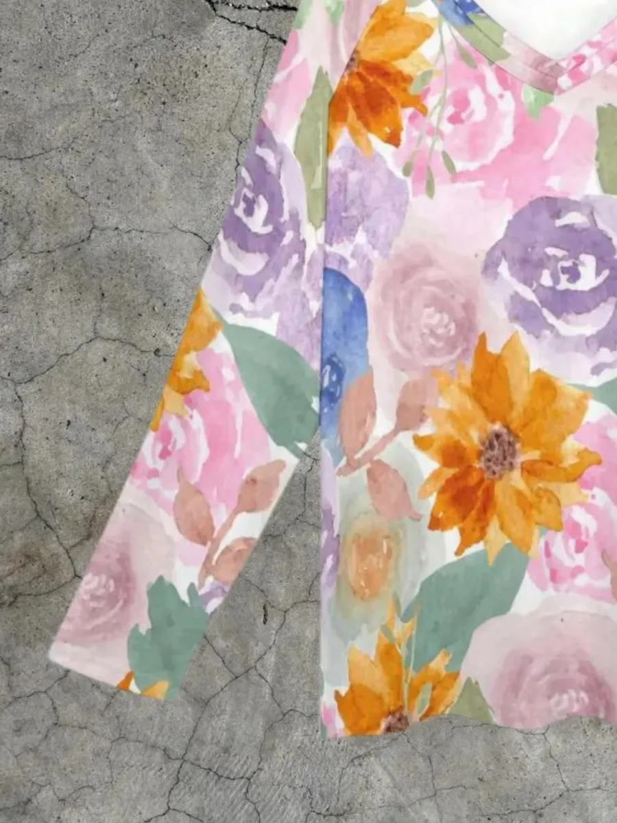Dreamy Floral Long Sleeve Top