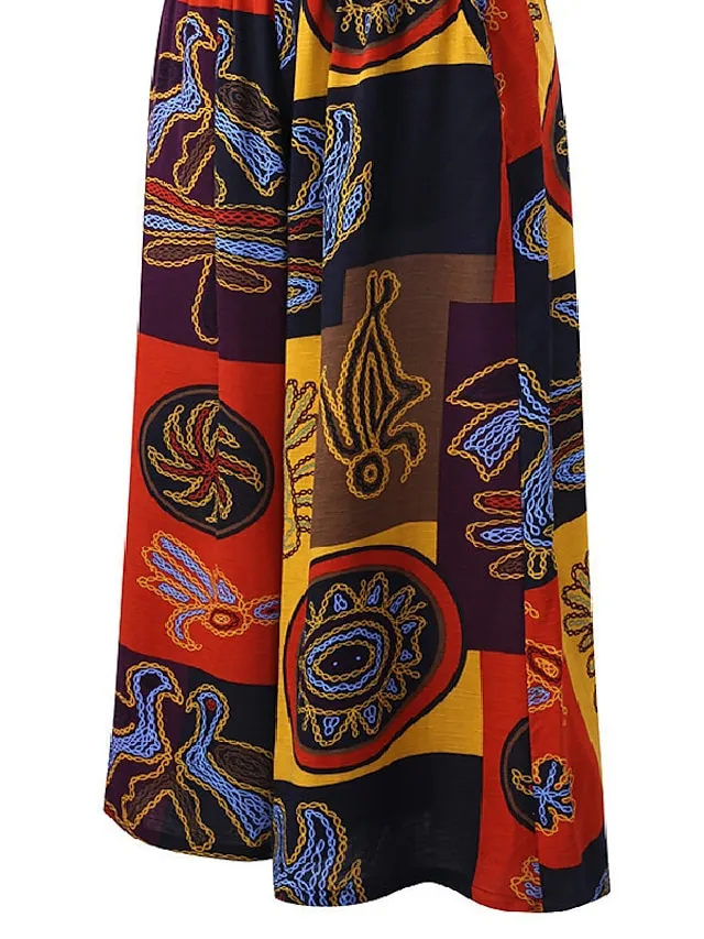 Women's Wide Leg Gauchos Pants Trousers Baggy Full Length Causal Vacation Red Purple XL XXL Spring Fall