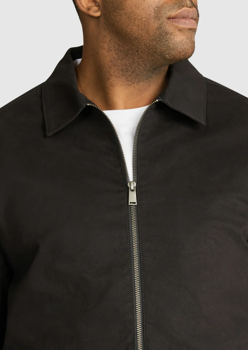 ZIP UP HARRINGTON JACKET