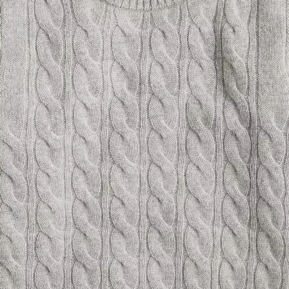 Cashmere Cable-Knit T-Shirts