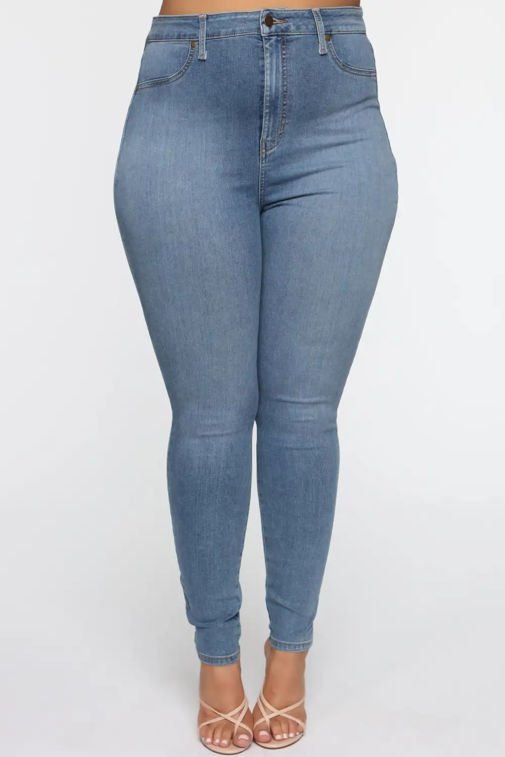 Flex Super High Rise Skinny Jeans - Light Wash