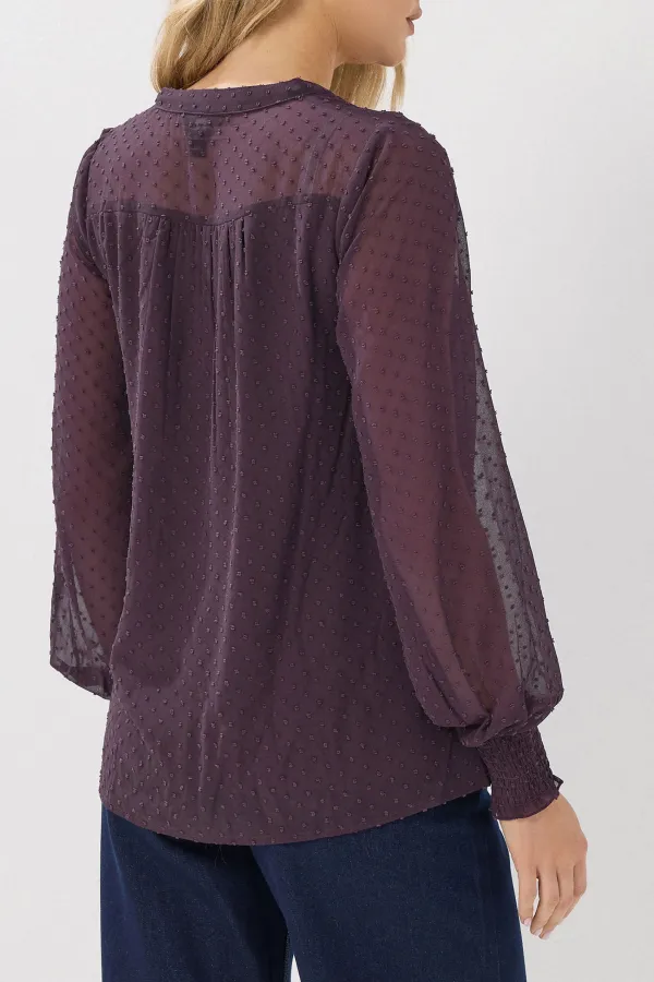 Notched V-Neck Lightweight Shirt