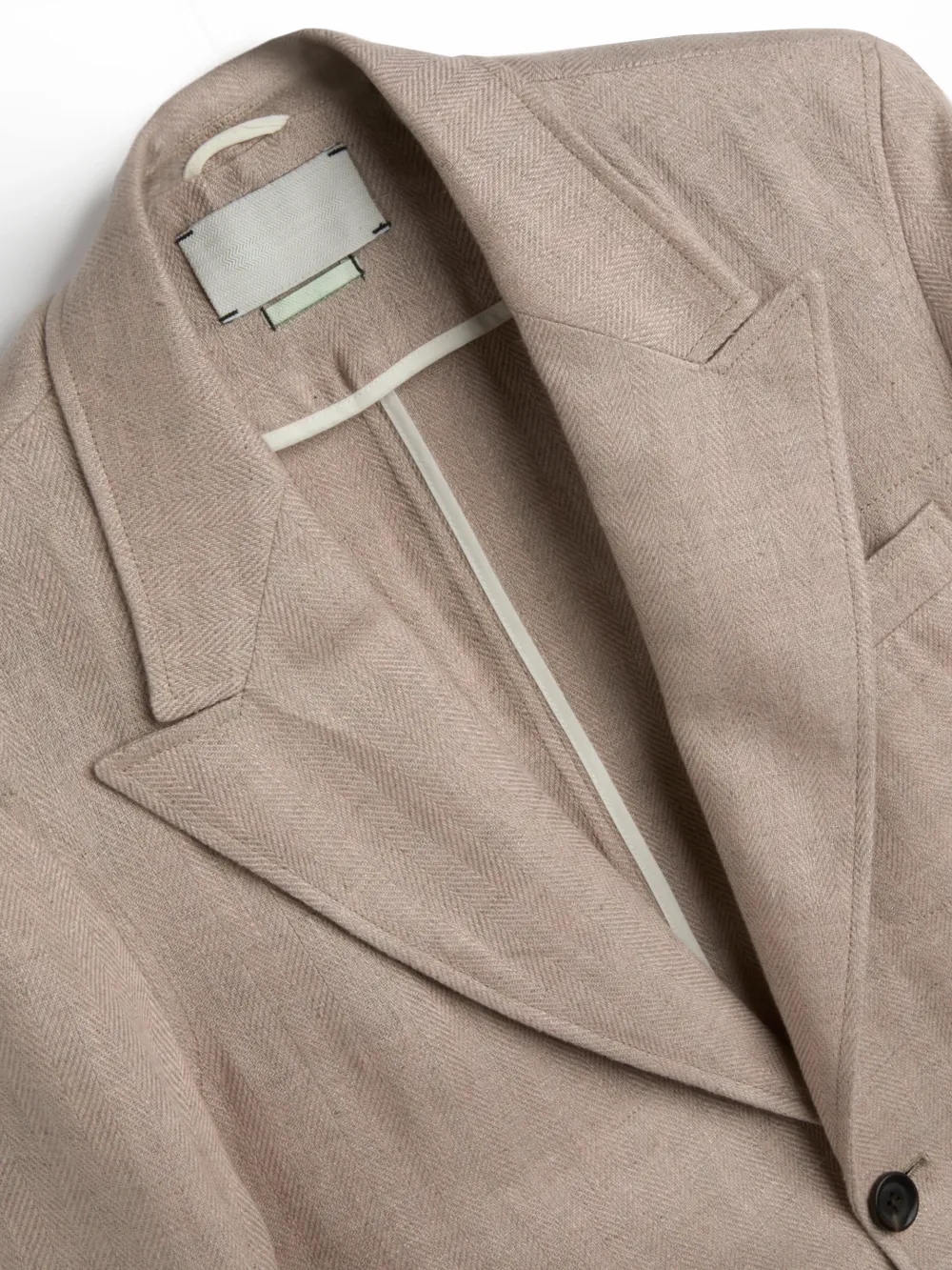 Pink Casual Style Lapel Linen Blazers