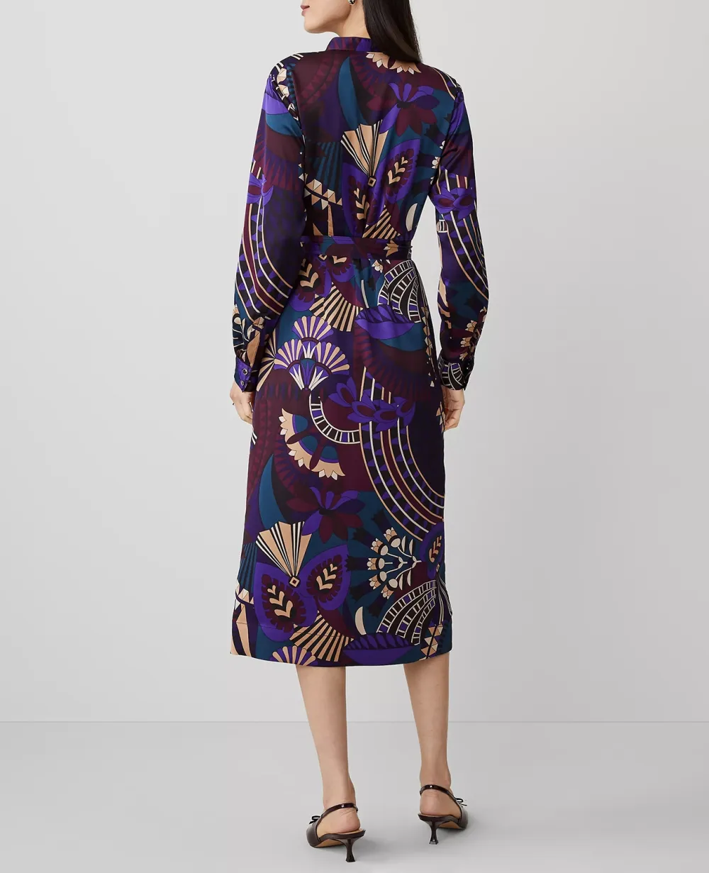 Botanical Midi Shirtdress