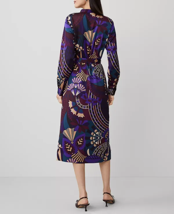 Botanical Midi Shirtdress