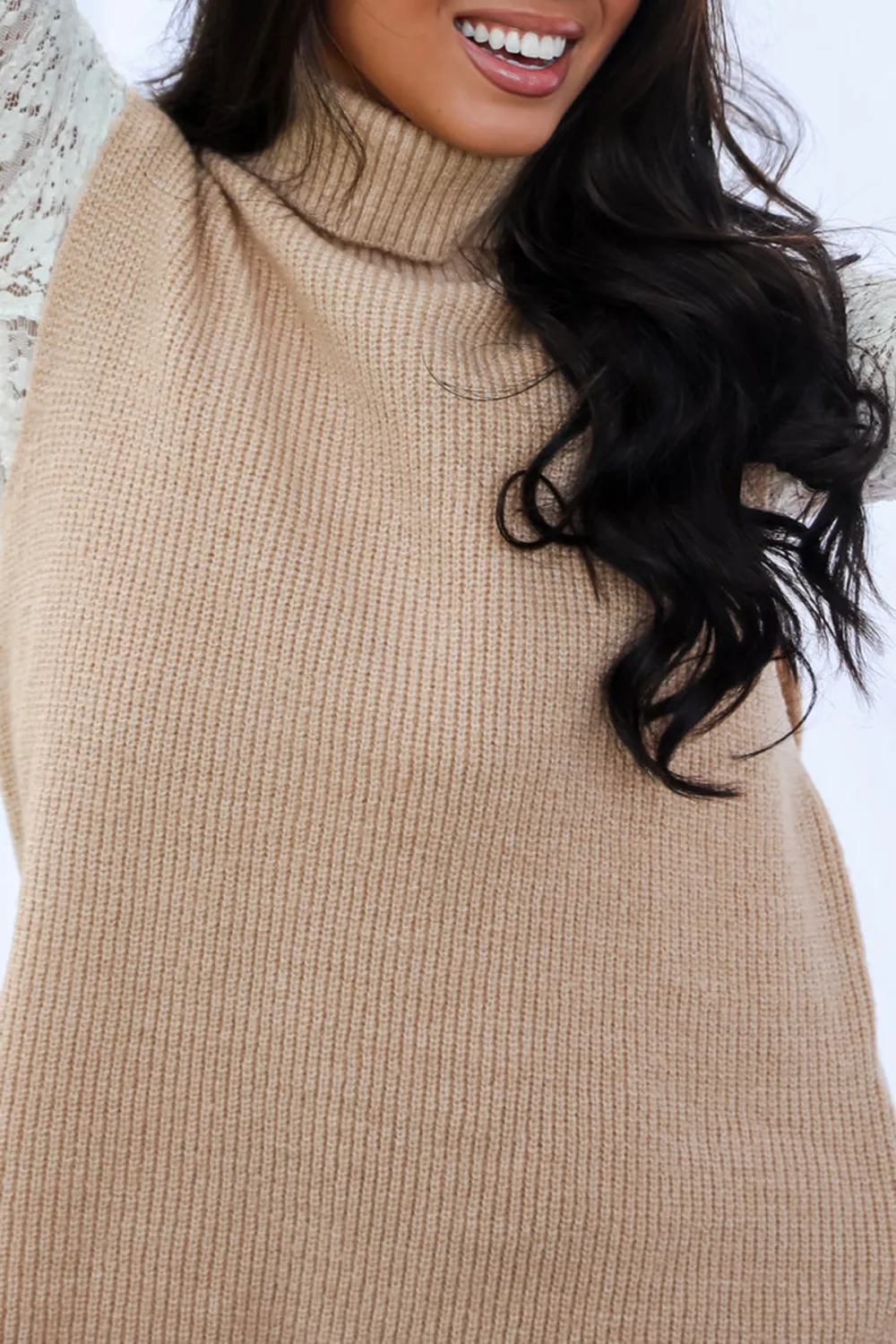 Sophisticated Ways Turtleneck Sweater Top